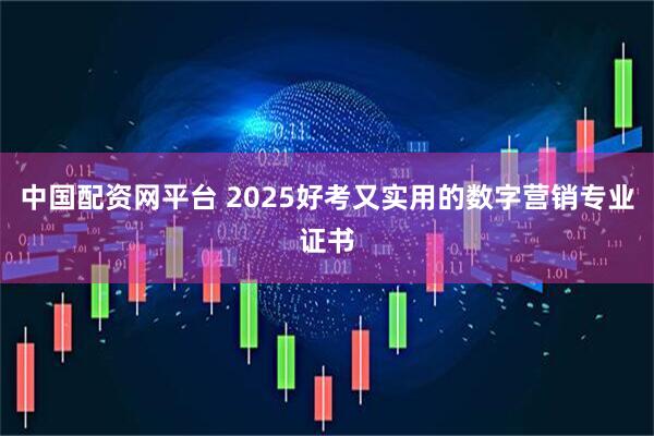 中国配资网平台 2025好考又实用的数字营销专业证书