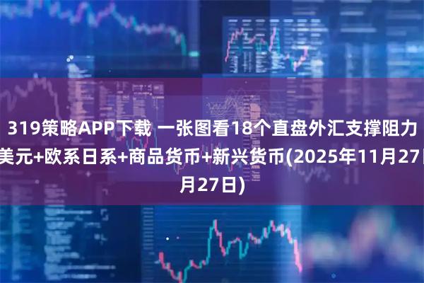 319策略APP下载 一张图看18个直盘外汇支撑阻力：美元+欧系日系+商品货币+新兴货币(2025年11月27日)